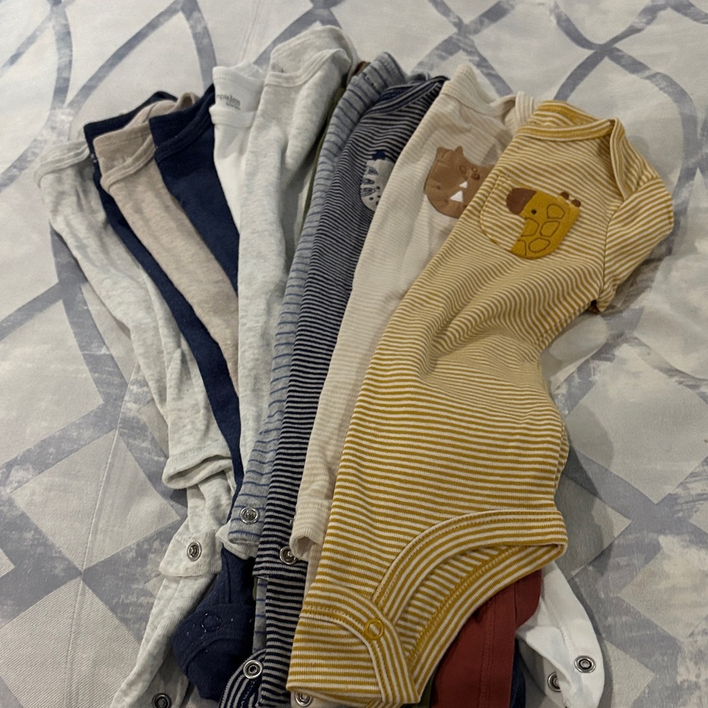 Carter's Assorted Striped and Solid Bodysuits